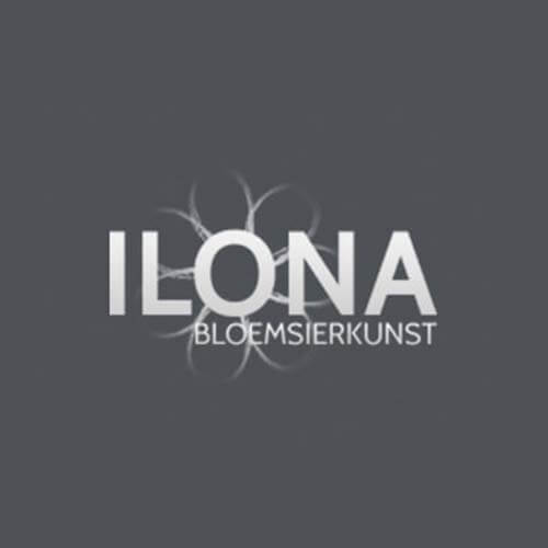 Logo van bloemist Ilona bloemsierkunst